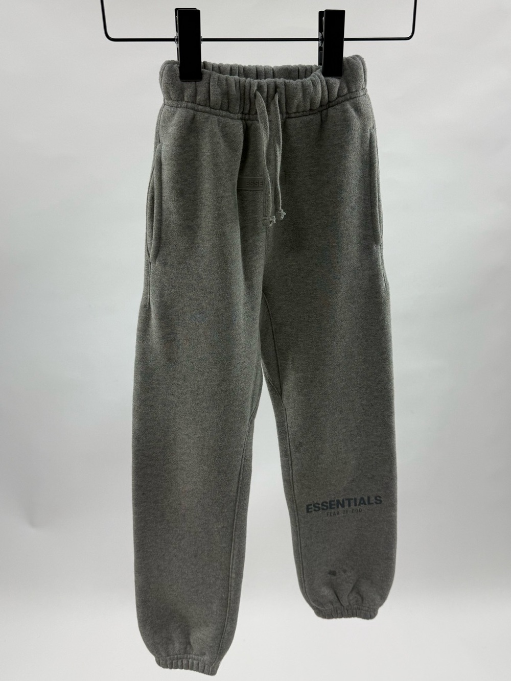 Fear of God Kids Gray Joggers with ESSENTIALS Logo size - XS 4-5